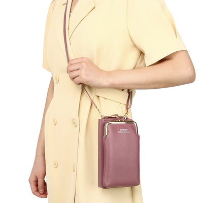 Mobile Phone Bag Female Crossbody Vertical Multi-function