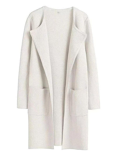 Fashion All-match Comfort And Casual Woolen Turn-down Collar Coat