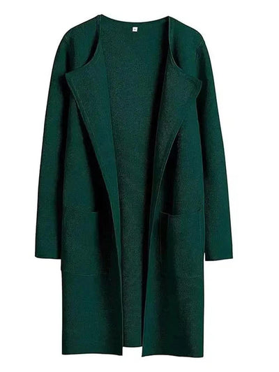 Fashion All-match Comfort And Casual Woolen Turn-down Collar Coat