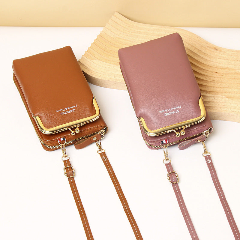 Mobile Phone Bag Female Crossbody Vertical Multi-function