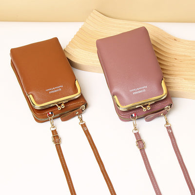 Mobile Phone Bag Female Crossbody Vertical Multi-function