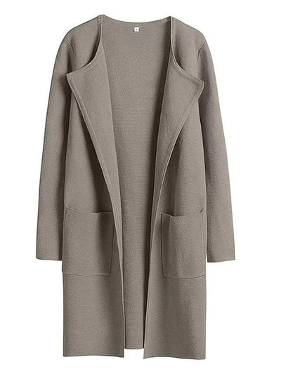 Fashion All-match Comfort And Casual Woolen Turn-down Collar Coat
